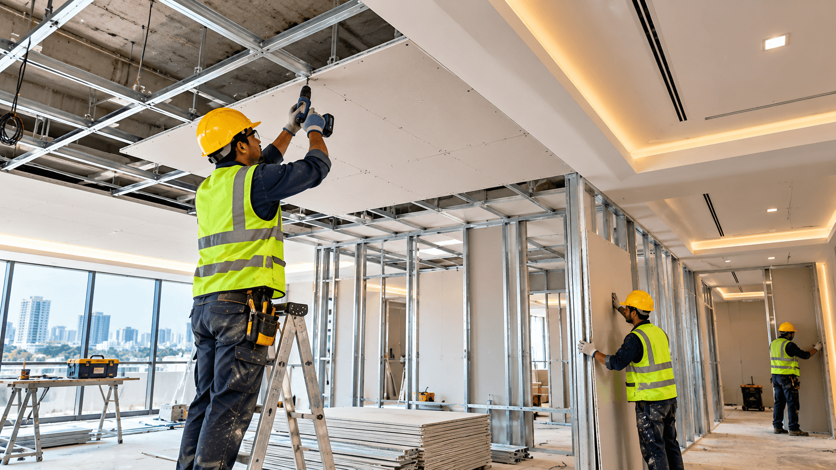 False Ceiling & Partition Systems services in Ahmedabad